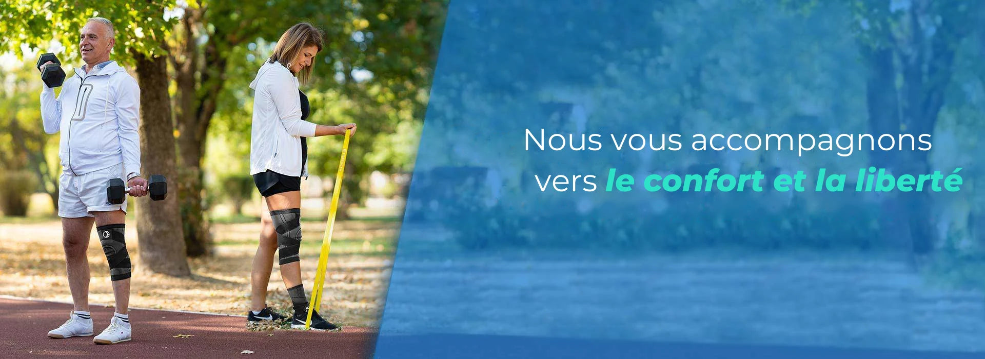 Nous vous accompagnons vers le confort et la liberté.