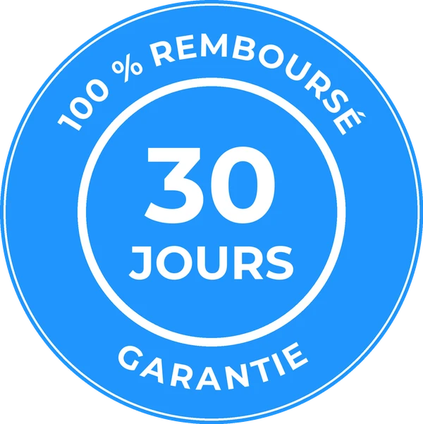 Garantie satisfait ou remboursé 30 jours