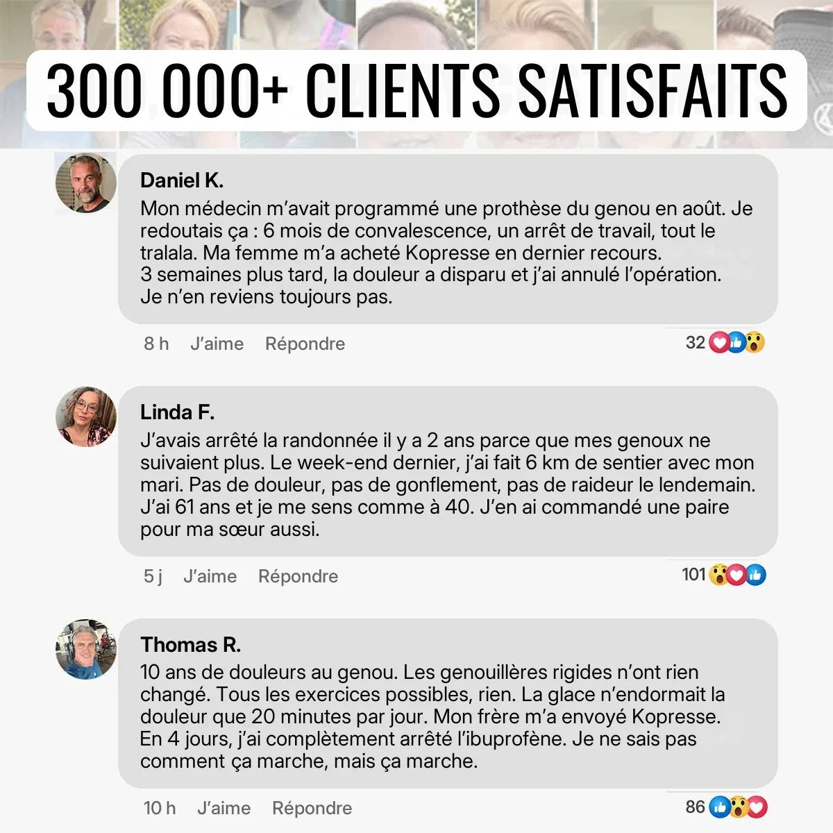 Genouillère de compression Kopresse® — vue 9