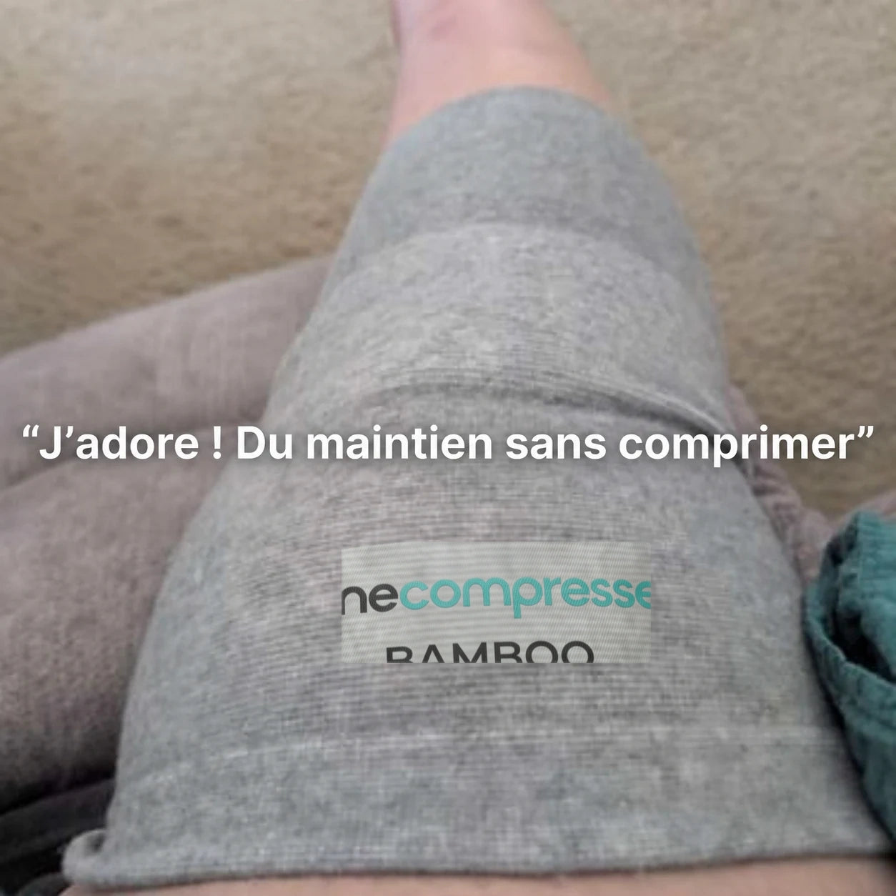 Photos de la genouillère portée