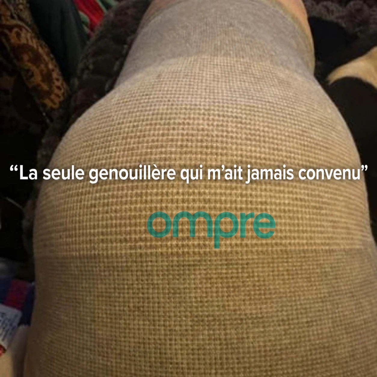 Photos de la genouillère portée