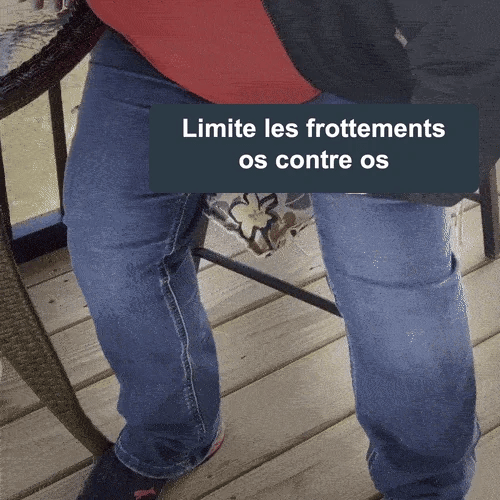 Limitez les frottements os contre os