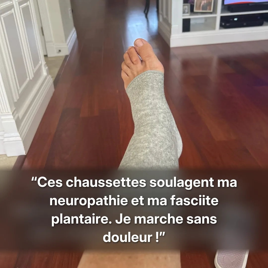 Photo d’une cliente portant les manchons Unecompresse