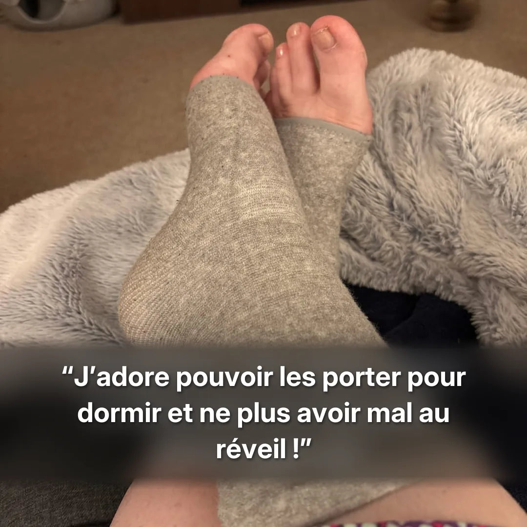 Photo d’une cliente portant les manchons Unecompresse